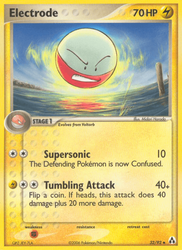 Carta Electrode 32/92 do set Legend Maker — Pokémon TCG | Bynx