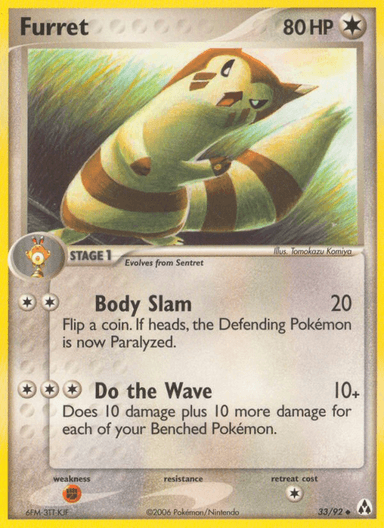 Carta Furret 33/92 do set Legend Maker — Pokémon TCG | Bynx