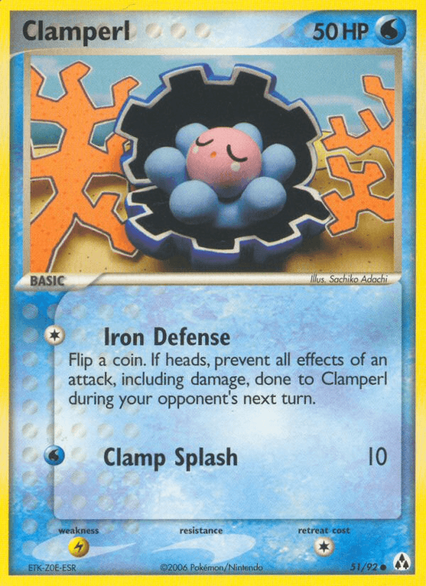 Carta Clamperl 51/92 do set Legend Maker — Pokémon TCG | Bynx