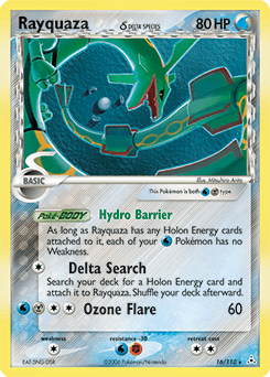Rayquaza δ 16 — Holon Phantoms