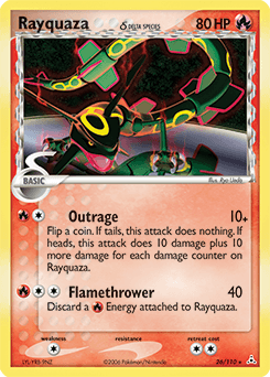 Rayquaza δ 26 — Holon Phantoms