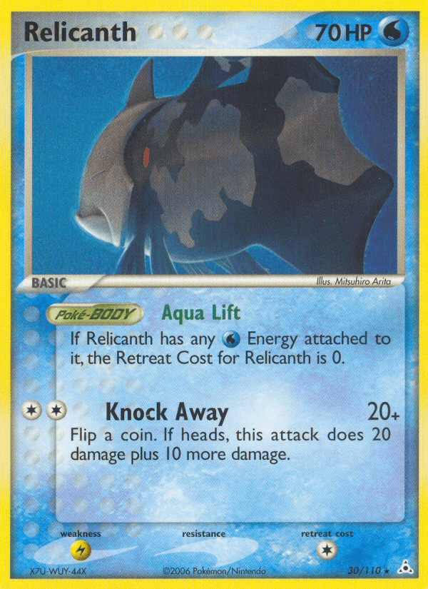 Carta Relicanth 30/110 do set Holon Phantoms — Pokémon TCG | Bynx