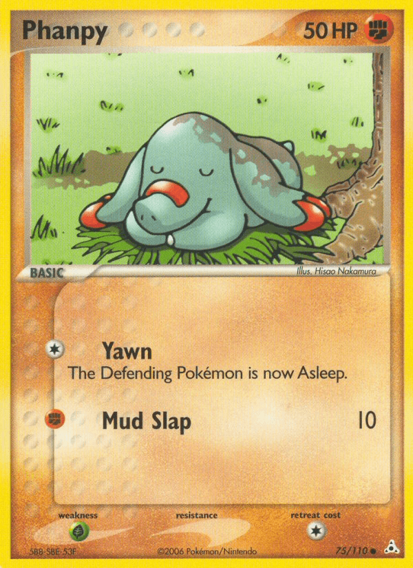 Carta Phanpy 75/110 do set Holon Phantoms — Pokémon TCG | Bynx