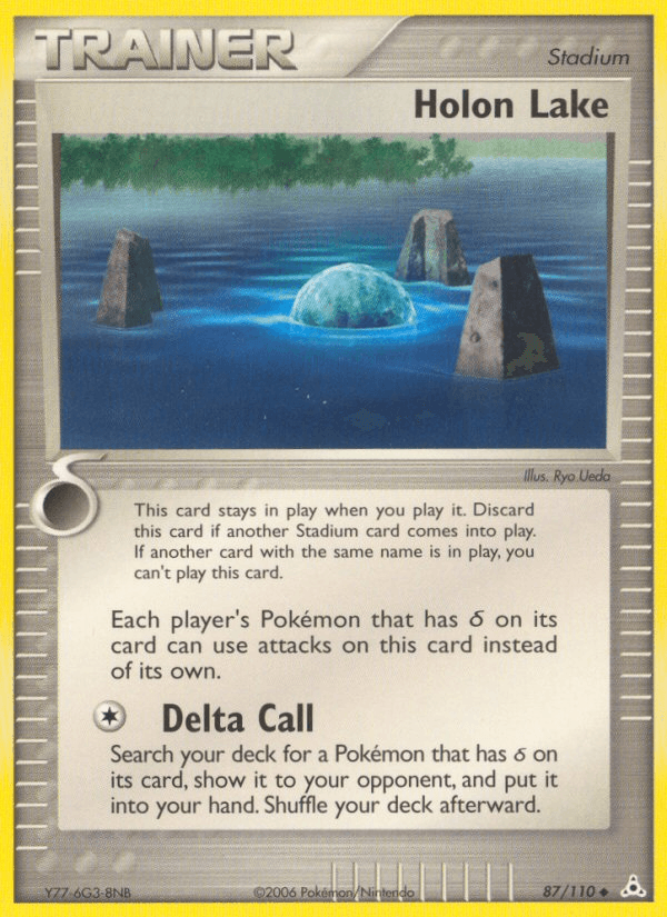 Carta Holon Lake 87/110 do set Holon Phantoms — Pokémon TCG | Bynx