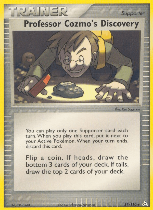 Carta Professor Cozmo's Discovery 89/110 do set Holon Phantoms — Pokémon TCG | Bynx