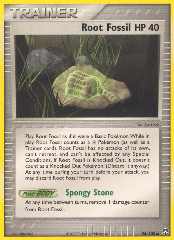 Carta Root Fossil 86/108 do set Power Keepers — Pokémon TCG | Bynx