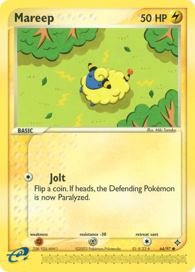 Carta Mareep 64/97 do set Dragon — Pokémon TCG | Bynx