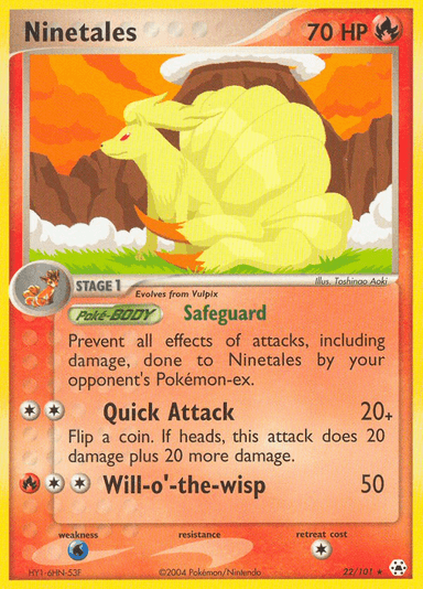 Carta Ninetales 22/101 do set Hidden Legends — Pokémon TCG | Bynx