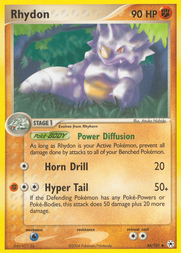Carta Rhydon 46/101 do set Hidden Legends — Pokémon TCG | Bynx
