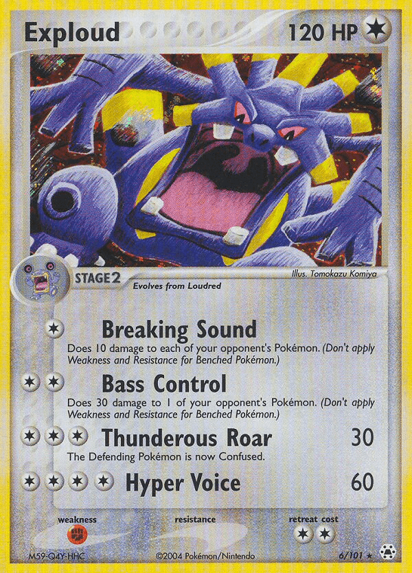 Carta Exploud 6/101 do set Hidden Legends — Pokémon TCG | Bynx