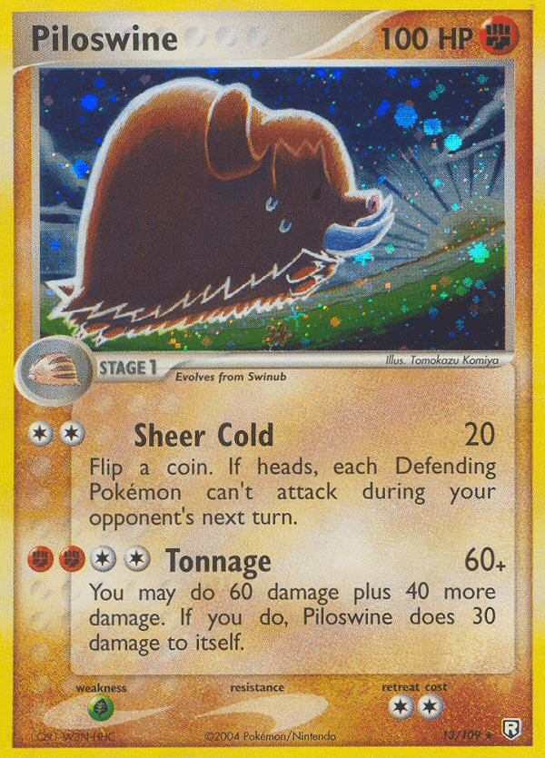 Carta Piloswine 13/109 do set Team Rocket Returns — Pokémon TCG | Bynx