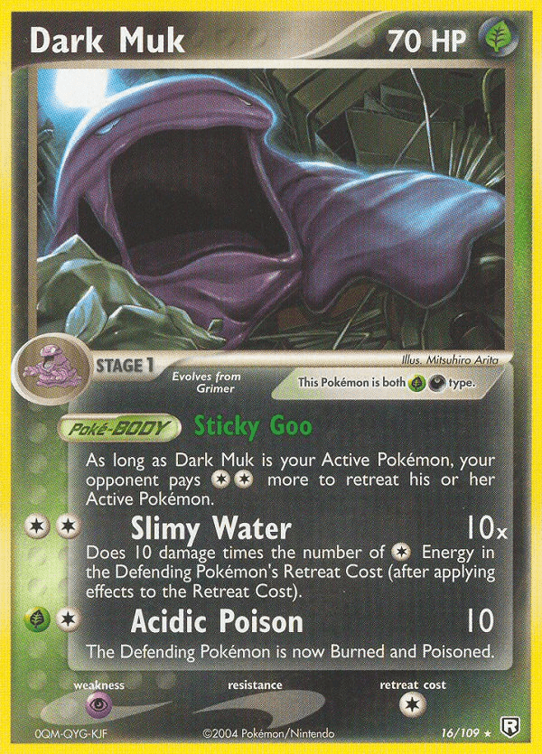 Carta Dark Muk 16/109 do set Team Rocket Returns — Pokémon TCG | Bynx