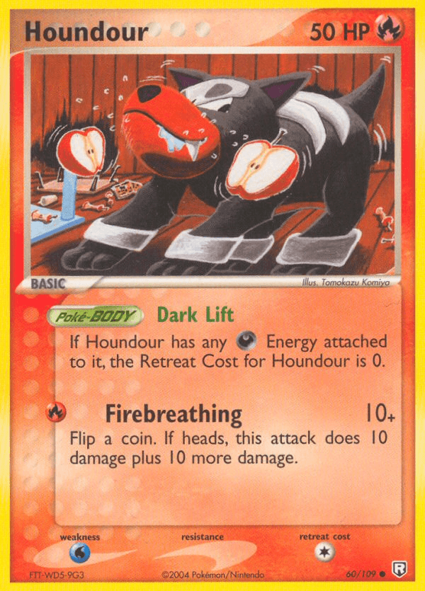 Carta Houndour 60/109 do set Team Rocket Returns — Pokémon TCG | Bynx