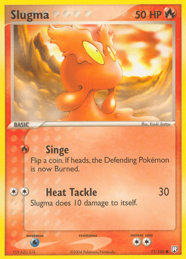 Carta Slugma 77/109 do set Team Rocket Returns — Pokémon TCG | Bynx