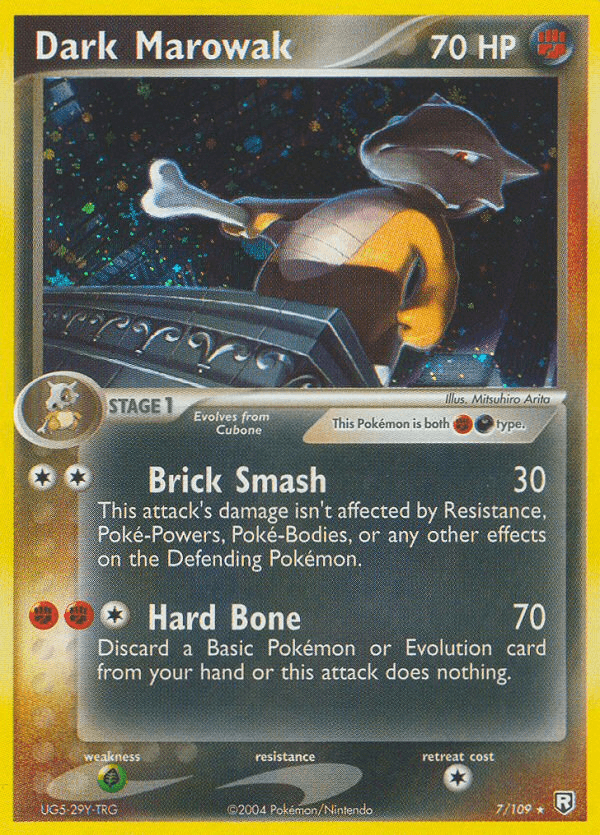 Carta Dark Marowak 7/109 do set Team Rocket Returns — Pokémon TCG | Bynx