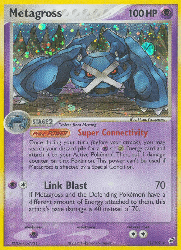 Carta Metagross 11/107 do set Deoxys — Pokémon TCG | Bynx