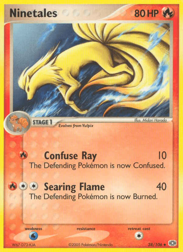Carta Ninetales 38/106 do set Emerald — Pokémon TCG | Bynx