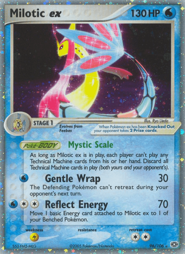 Carta Milotic ex 96/106 do set Emerald — Pokémon TCG | Bynx