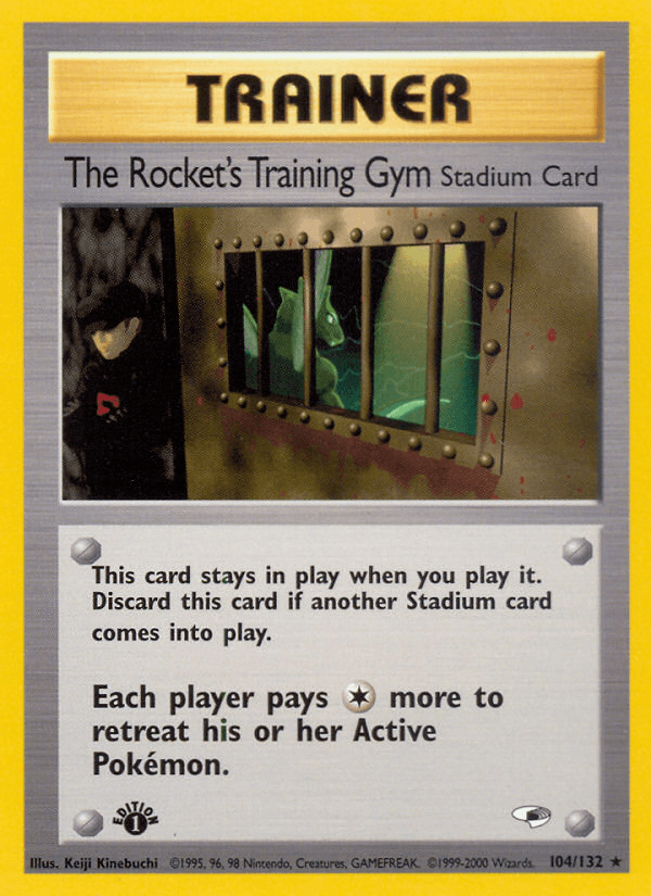 Carta The Rocket's Training Gym 104/132 do set Gym Heroes — Pokémon TCG | Bynx