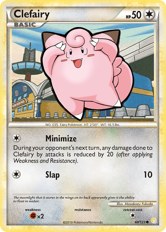 Carta Clefairy 60/123 do set HeartGold & SoulSilver — Pokémon TCG | Bynx