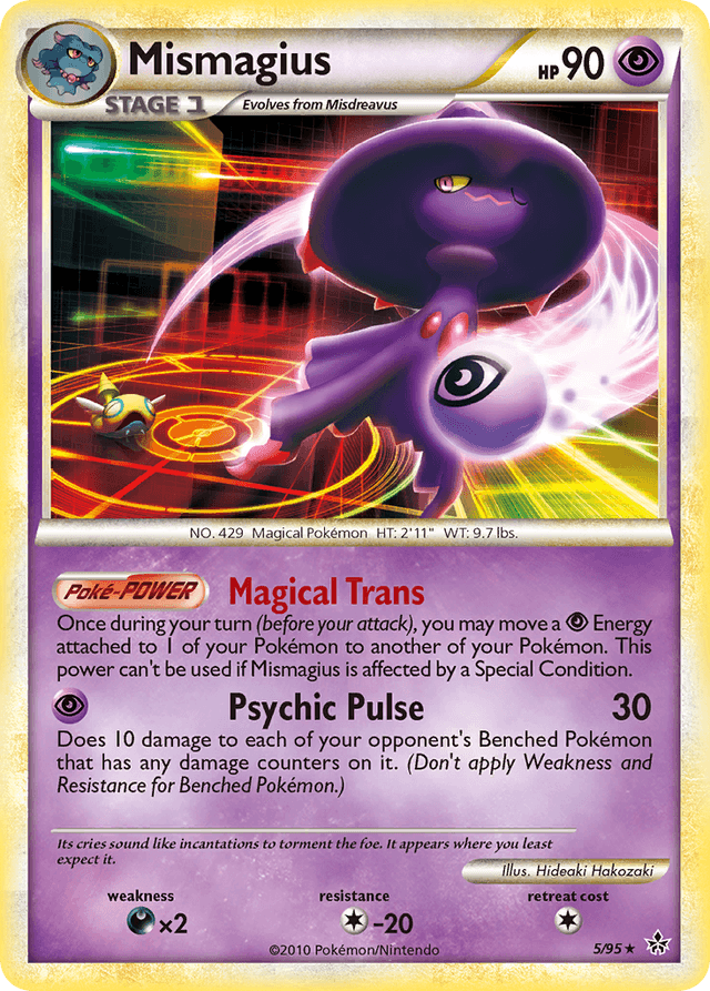 Carta Mismagius 5/95 do set HS—Unleashed — Pokémon TCG | Bynx