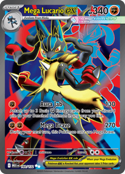Mega Lucario ex 160 — Mega Evolution