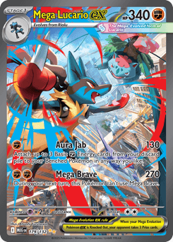 Mega Lucario ex 179 — Mega Evolution