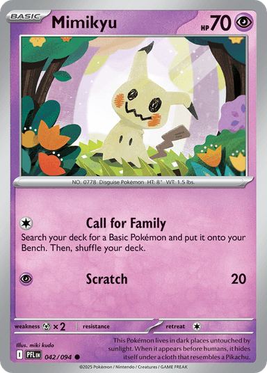 Carta Mimikyu 42/94 do set Phantasmal Flames — Pokémon TCG | Bynx