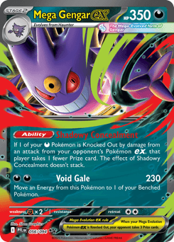 Mega Gengar ex 56 — Phantasmal Flames