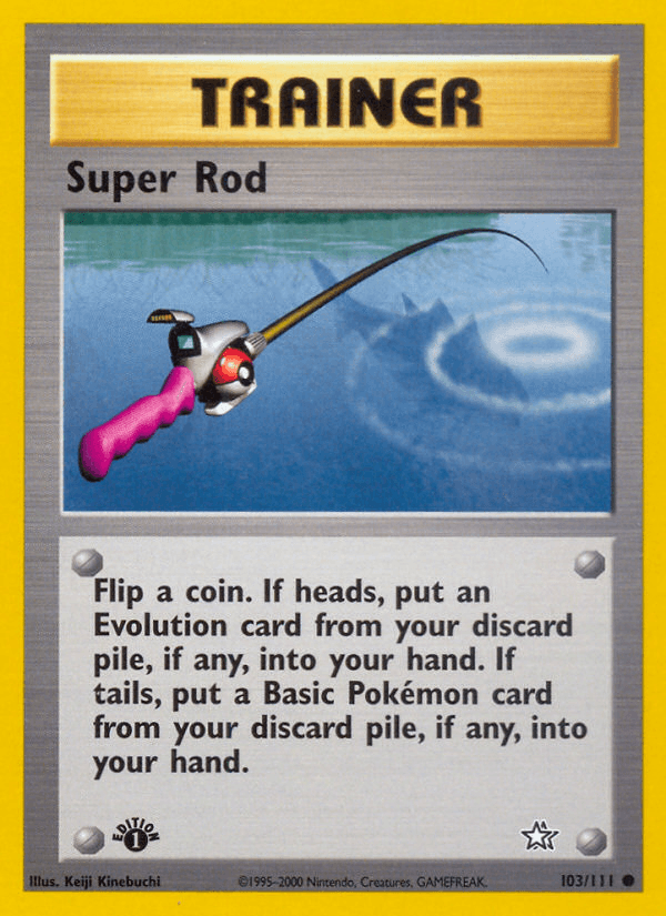 Carta Super Rod 103/111 do set Neo Genesis — Pokémon TCG | Bynx