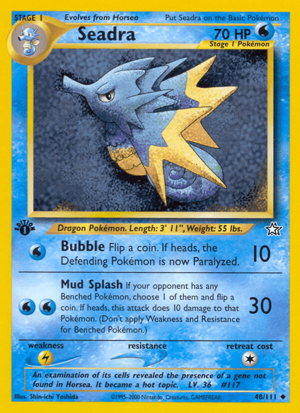 Carta Seadra 48/111 do set Neo Genesis — Pokémon TCG | Bynx