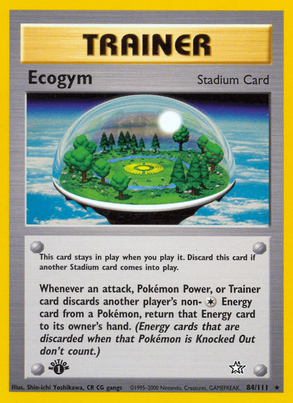 Carta Ecogym 84/111 do set Neo Genesis — Pokémon TCG | Bynx