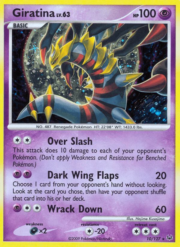 Carta Giratina 10/127 do set Platinum — Pokémon TCG | Bynx