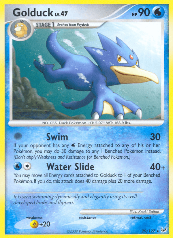 Carta Golduck 29/127 do set Platinum — Pokémon TCG | Bynx
