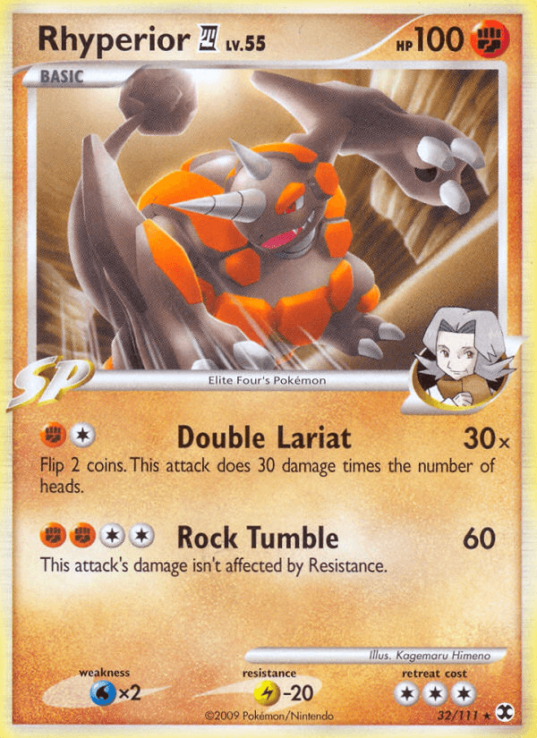 Carta Rhyperior E4 32/111 do set Rising Rivals — Pokémon TCG | Bynx