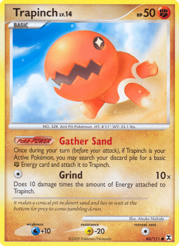 Carta Trapinch 84/111 do set Rising Rivals — Pokémon TCG | Bynx