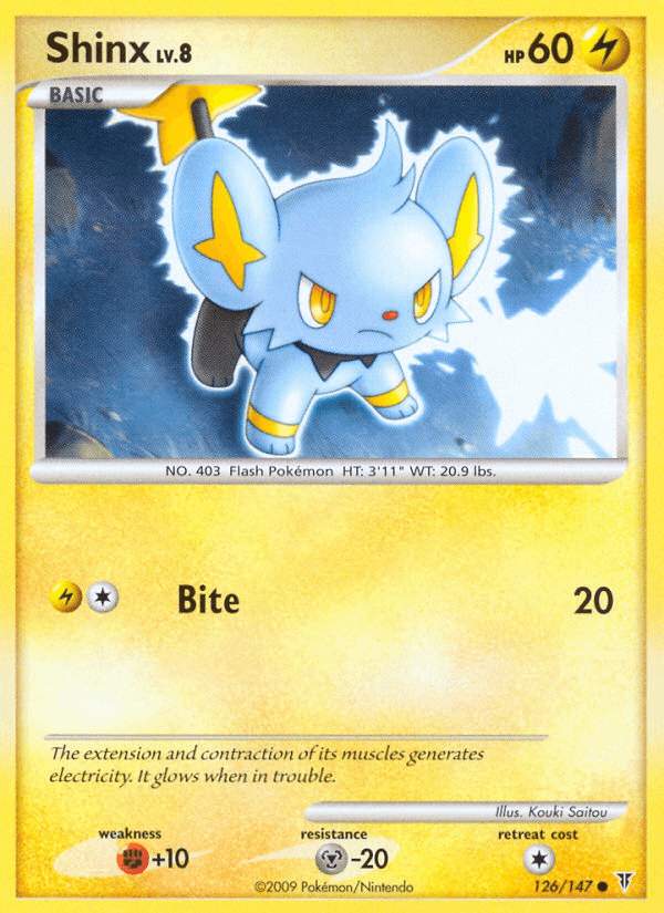Carta Shinx 126/147 do set Supreme Victors — Pokémon TCG | Bynx