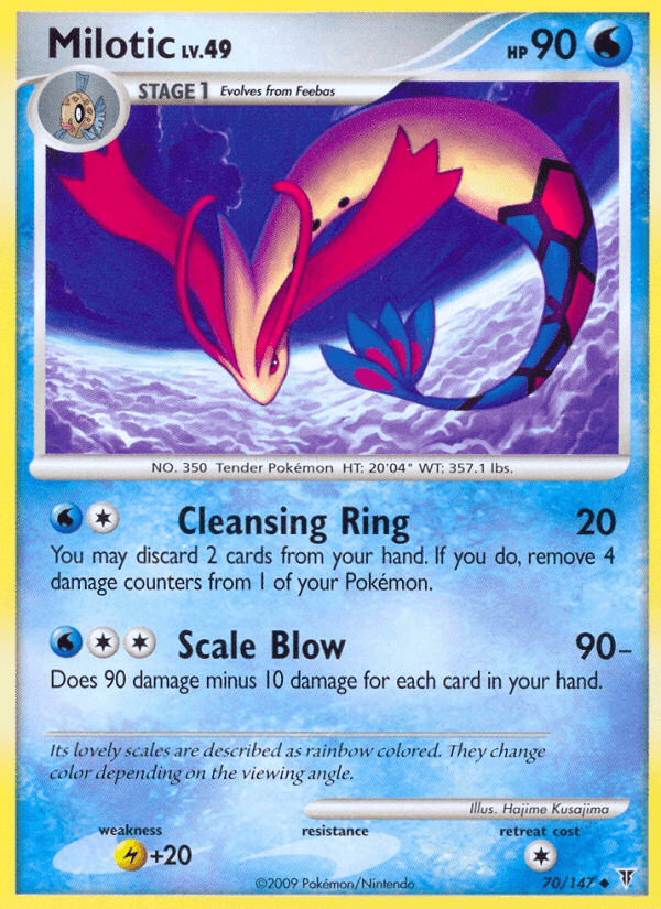 Carta Milotic 70/147 do set Supreme Victors — Pokémon TCG | Bynx