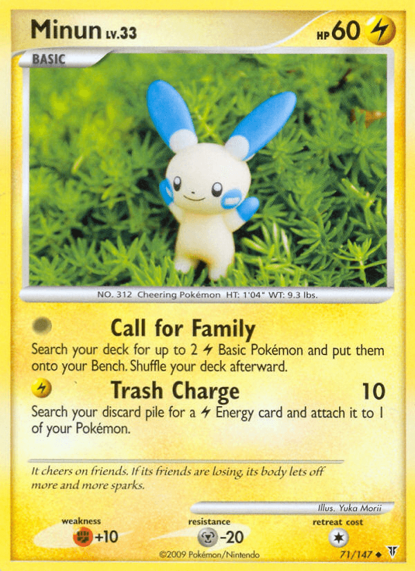 Carta Minun 71/147 do set Supreme Victors — Pokémon TCG | Bynx