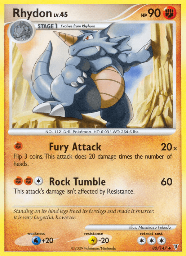 Carta Rhydon 80/147 do set Supreme Victors — Pokémon TCG | Bynx