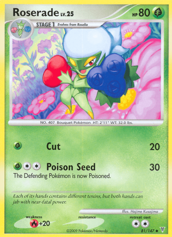 Carta Roserade 81/147 do set Supreme Victors — Pokémon TCG | Bynx