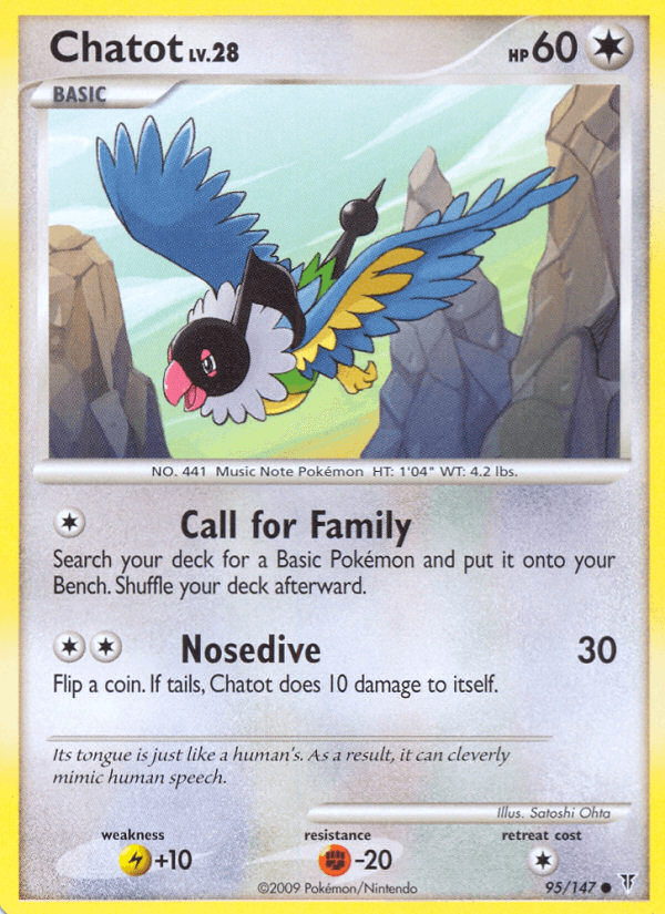 Carta Chatot 95/147 do set Supreme Victors — Pokémon TCG | Bynx