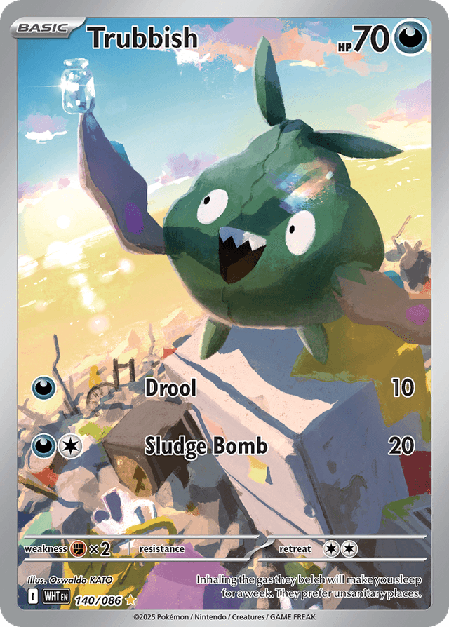 Carta Trubbish 140/86 do set White Flare — Pokémon TCG | Bynx