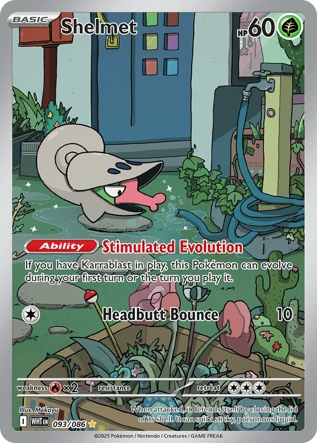 Carta Shelmet 93/86 do set White Flare — Pokémon TCG | Bynx