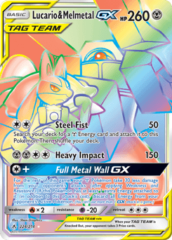 Lucario & Melmetal-GX 224 — Unbroken Bonds