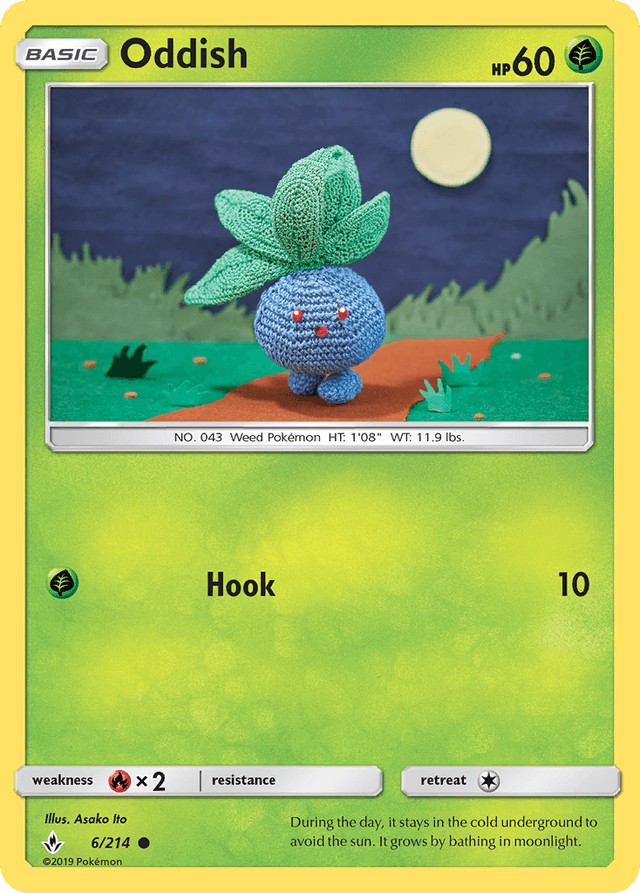 Carta Oddish 6/214 do set Unbroken Bonds — Pokémon TCG | Bynx