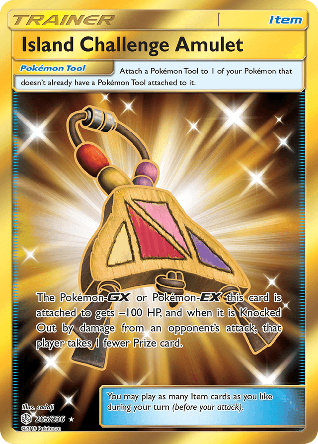 Carta Island Challenge Amulet 265/236 do set Cosmic Eclipse — Pokémon TCG | Bynx