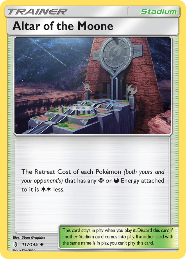 Carta Altar of the Moone 117/145 do set Guardians Rising — Pokémon TCG | Bynx