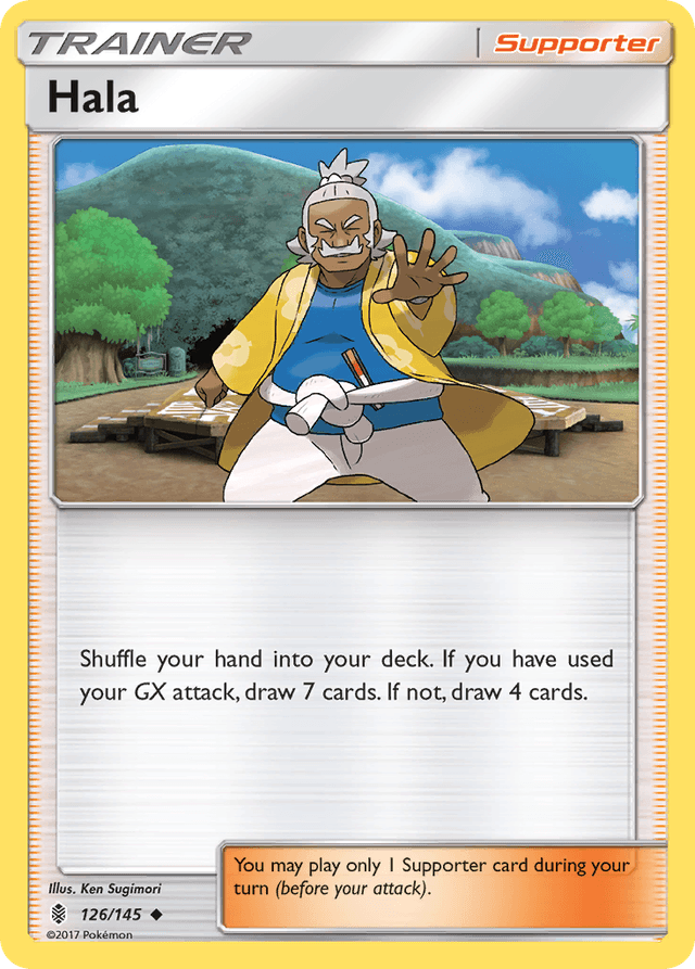 Carta Hala 126/145 do set Guardians Rising — Pokémon TCG | Bynx