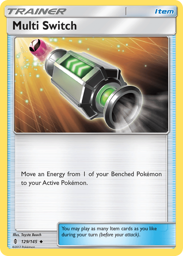 Carta Multi Switch 129/145 do set Guardians Rising — Pokémon TCG | Bynx
